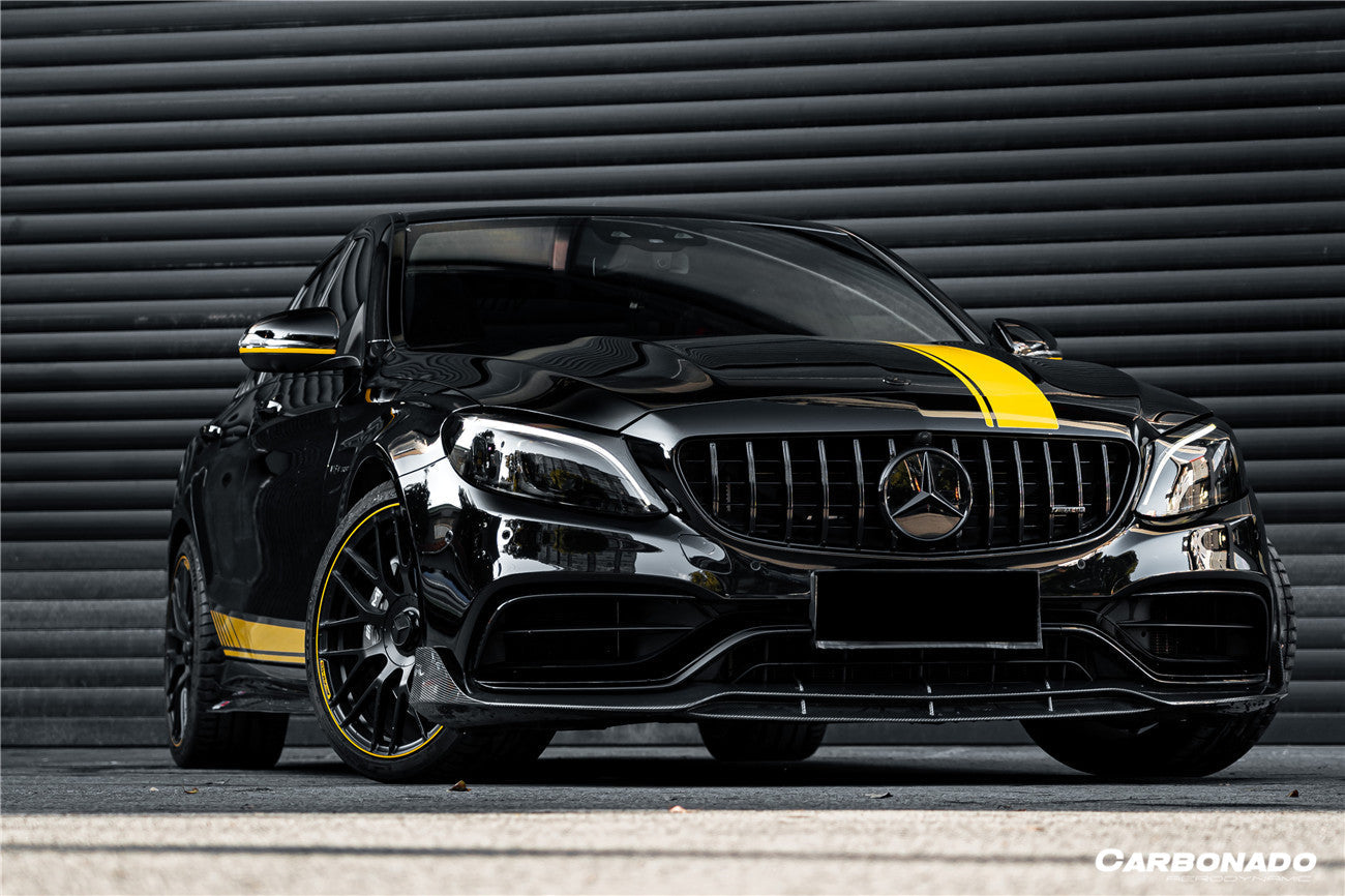 2015-2021 Mercedes Benz W205 C63 S AMG Sedan BR Style Front Lip