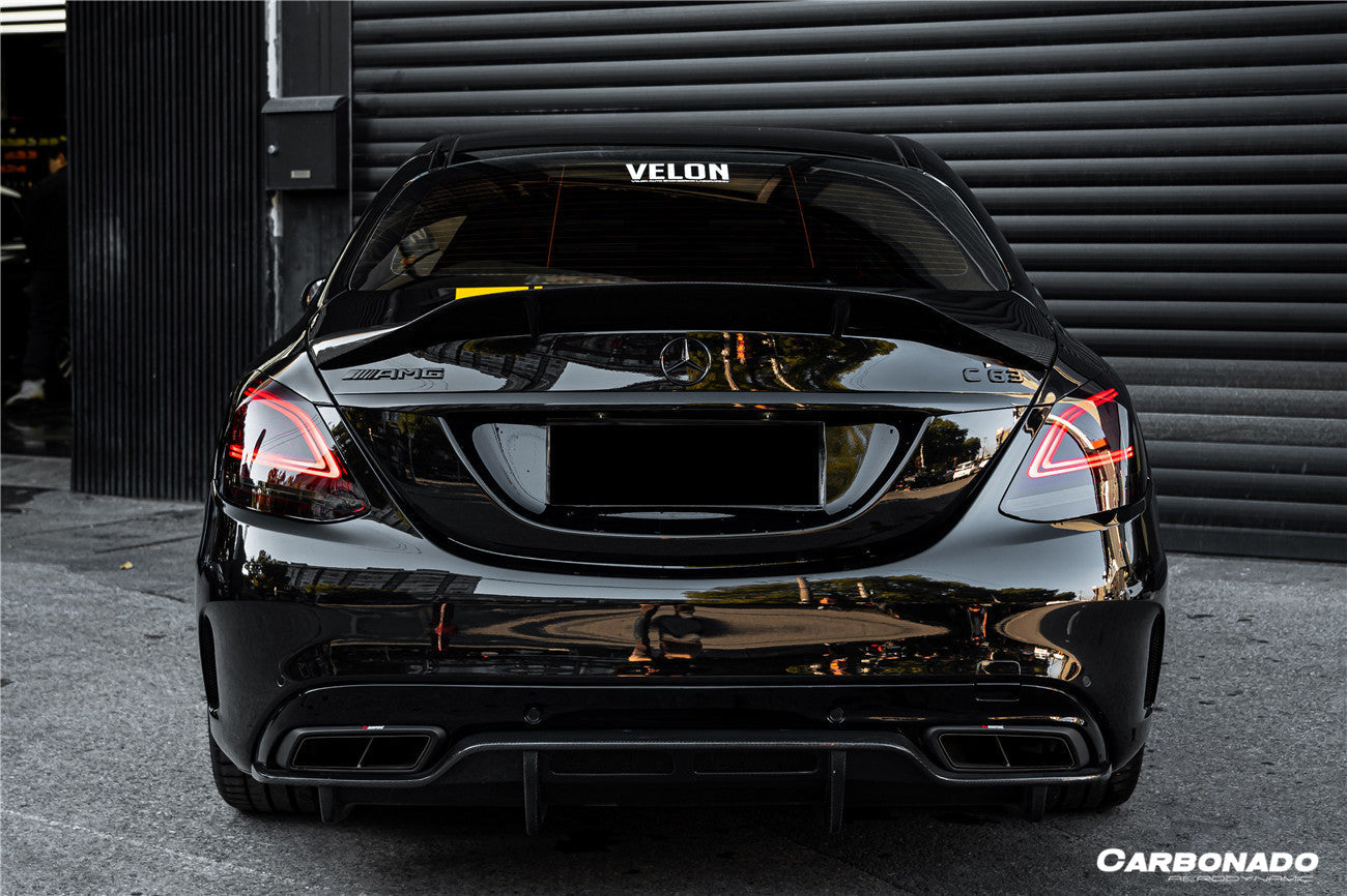 2015-2021 Mercedes Benz C-Class W205 Sedan RT Style Trunk Spoiler