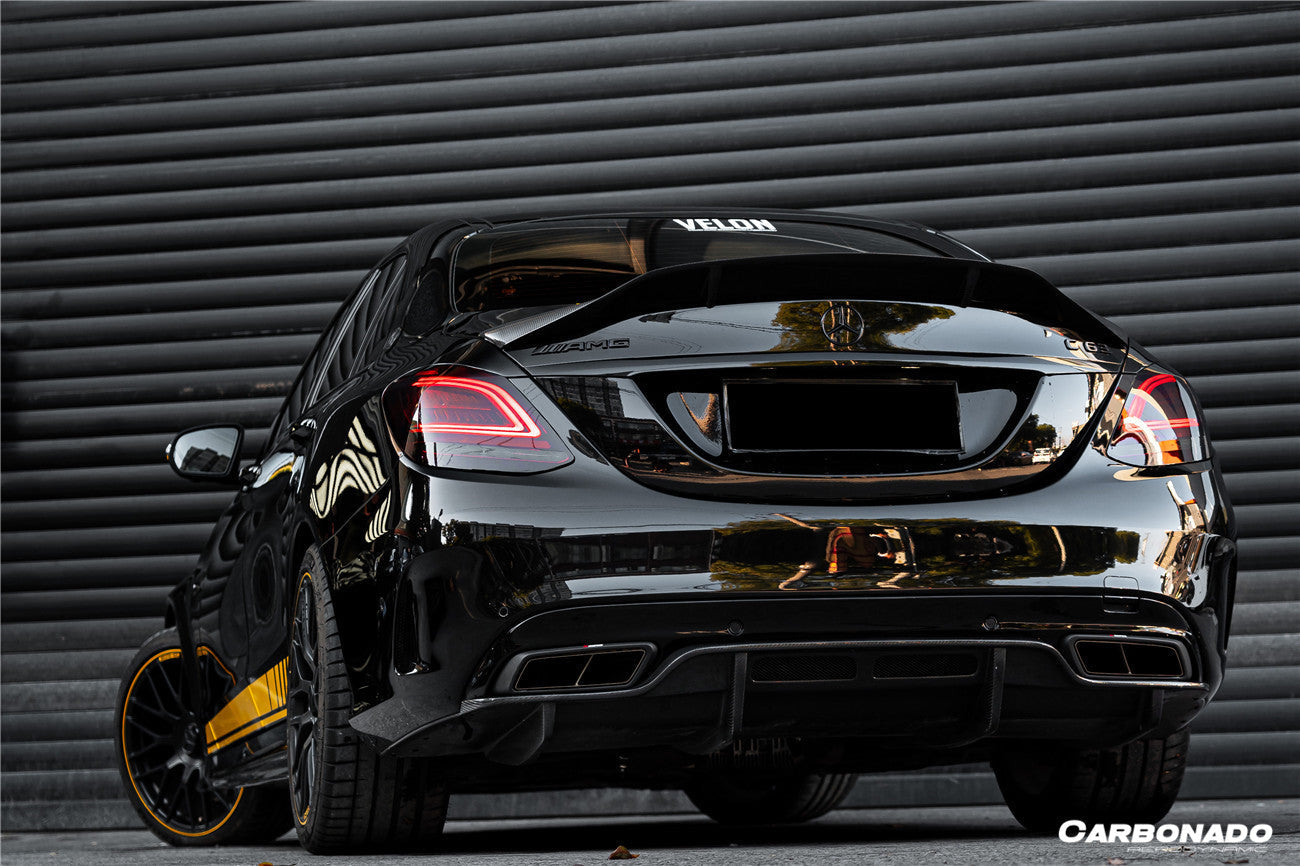 2015-2021 Mercedes Benz C-Class W205 Sedan RT Style Trunk Spoiler