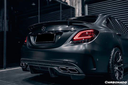 2015-2021 Mercedes Benz C-Class W205 Sedan RT-II Style Trunk Spoiler