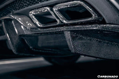 2015-2021 Mercedes Benz W205 C63 S AMG Sedan PS Style Rear Diffuser
