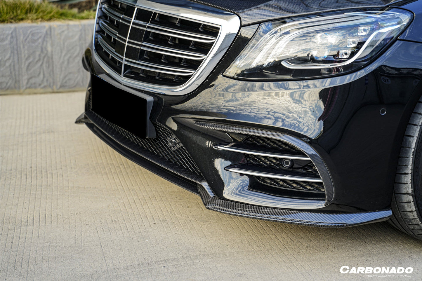2018-2020 Mercedes Benz W222 Facelift Sedan IA Style Front Lip | Fits S450, S560 AMG Line