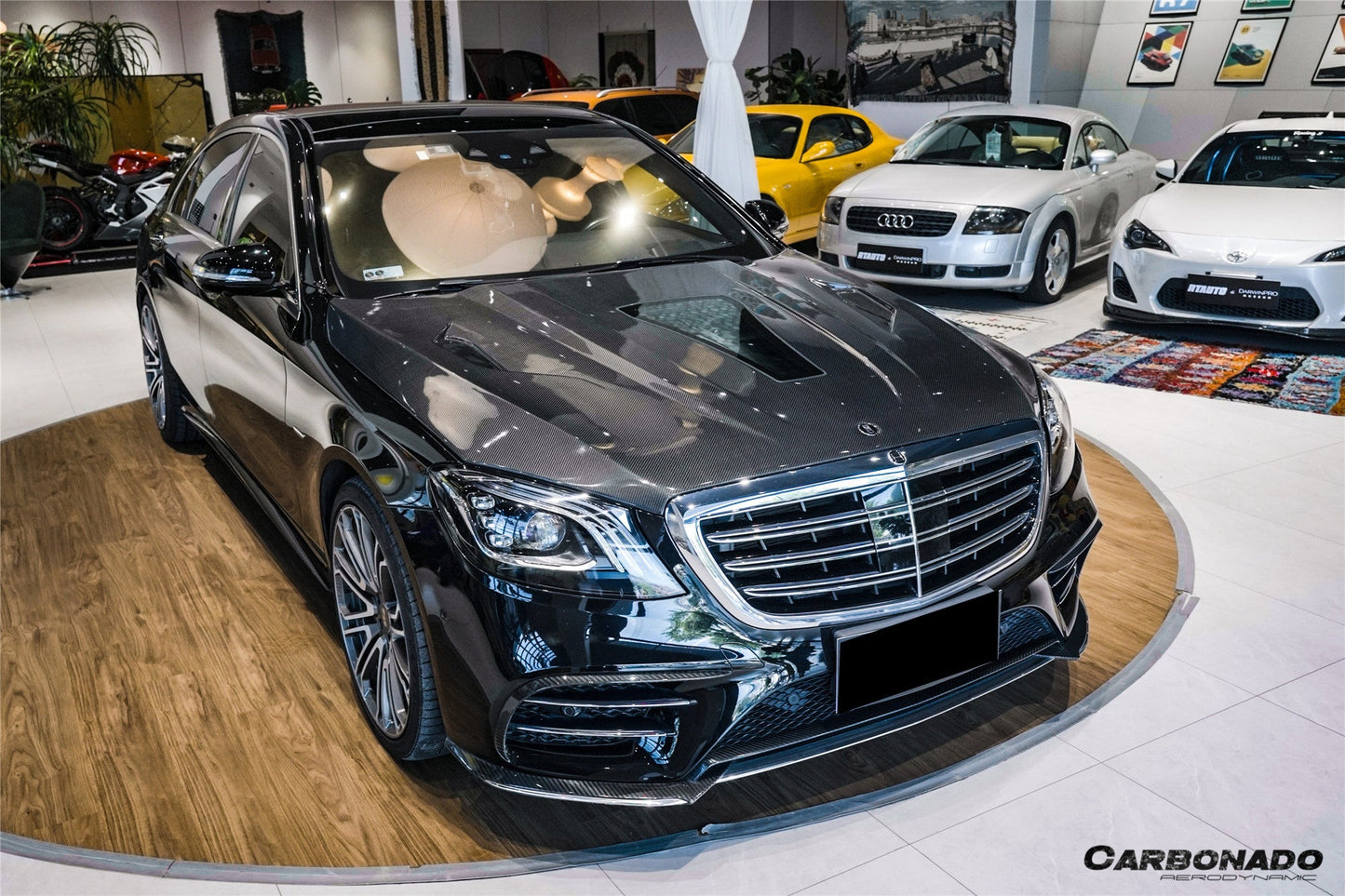2018-2020 Mercedes Benz W222 Facelift Sedan IA Style Front Lip | Fits S450, S560 AMG Line