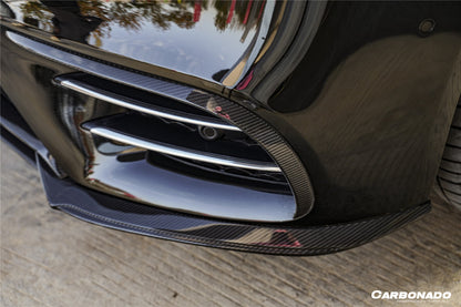 2018-2020 Mercedes Benz W222 Facelift Sedan IA Style Front Bumper Canards | Fits S450, S560 AMG
