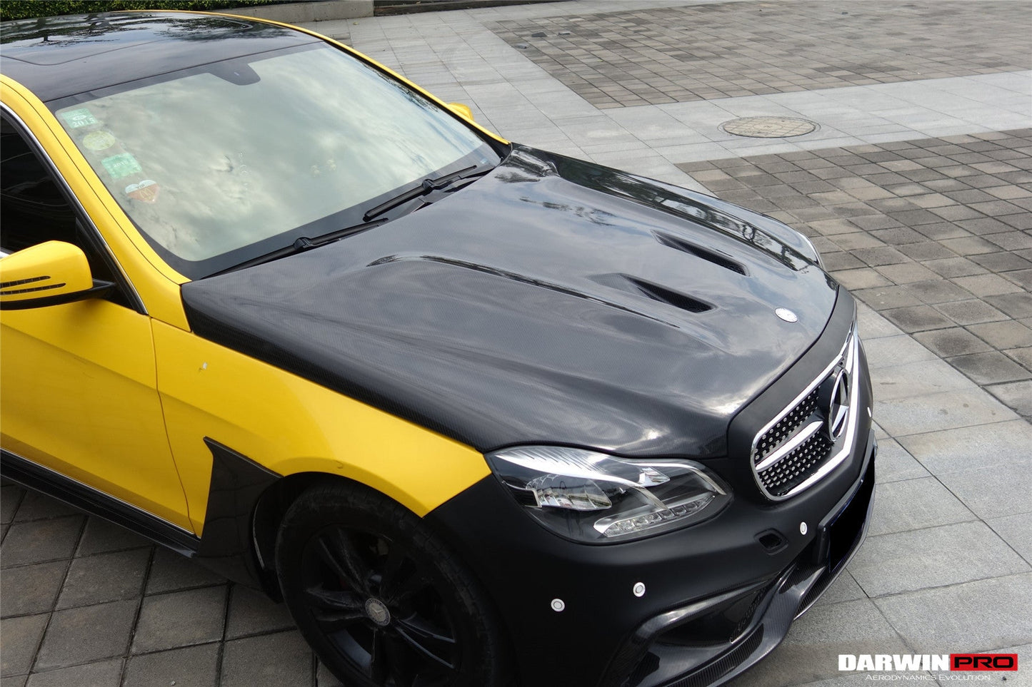 DarwinPRO 2014-2016 Mercedes Benz E Class W212 BKSS Style Hood - DarwinPRO Aerodynamics