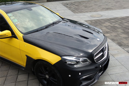 DarwinPRO 2014-2016 Mercedes Benz E Class W212 BKSS Style Hood - DarwinPRO Aerodynamics