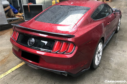 2015-2023 Ford Mustang BM Style Carbon Fiber Trunk Spoiler
