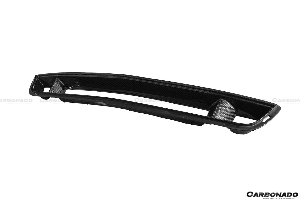2014-2017 Ford Mustang TRU Style Carbon Fiber Front Bumper Down-Grill - Carbonado Aero