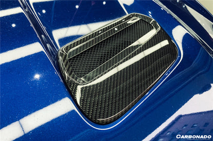 2018-2023 Ford Mustang Carbon Fiber Hood Vents
