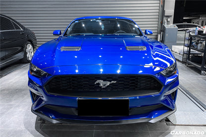 2018-2023 Ford Mustang Carbon Fiber Hood Vents