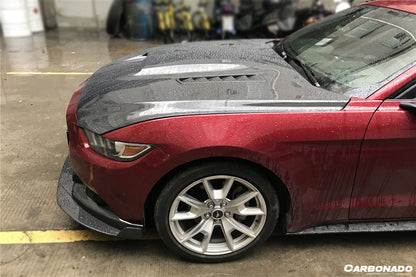 2015-2017 Ford Mustang  GT & V6 TRU Style Carbon Fiber Hood