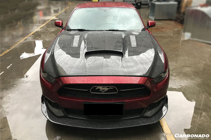 2015-2017 Ford Mustang  GT & V6 TRU Style Carbon Fiber Hood