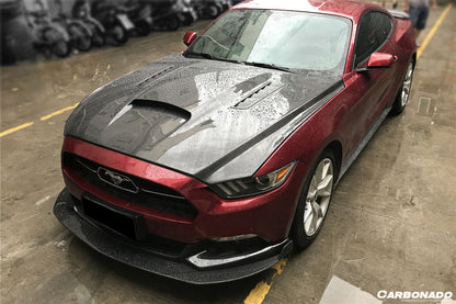 2015-2017 Ford Mustang  GT & V6 TRU Style Carbon Fiber Hood
