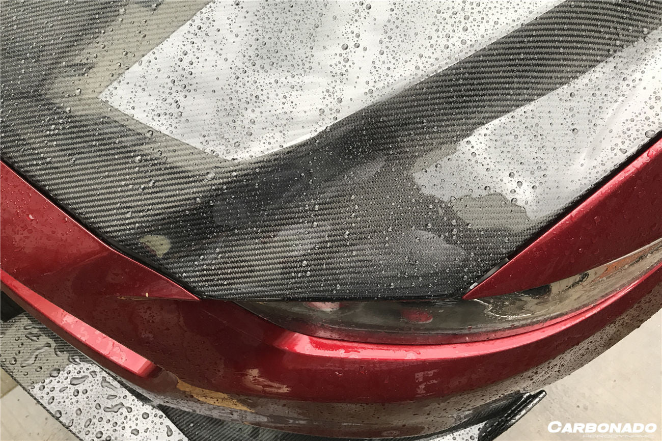 2015-2017 Ford Mustang  GT & V6 TRU Style Carbon Fiber Hood