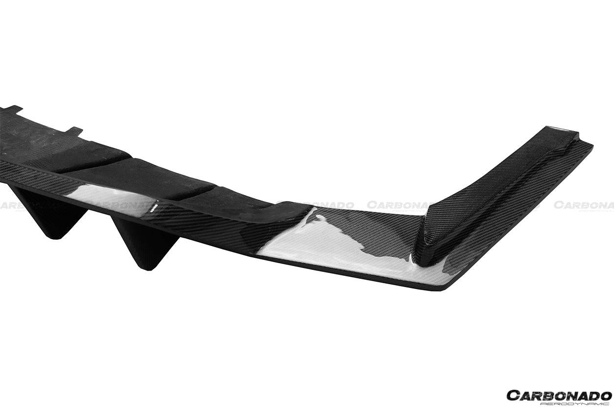 2014-2017 Ford Mustang HY Style Carbon Fiber Rear Lip - Carbonado Aero