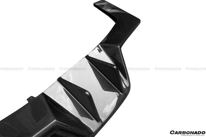 2014-2017 Ford Mustang HY Style Carbon Fiber Rear Lip - Carbonado Aero