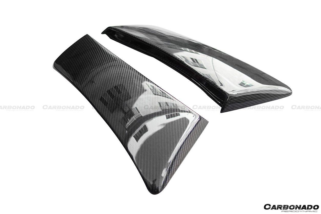 2015-2023 Ford Mustang Rsh Style Carbon Fiber Quarter Panel Side Scoops