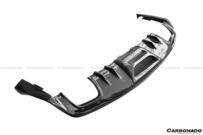 2015-2017 Ford Mustang Rsh Style Carbon Fiber Rear Diffuser Lip