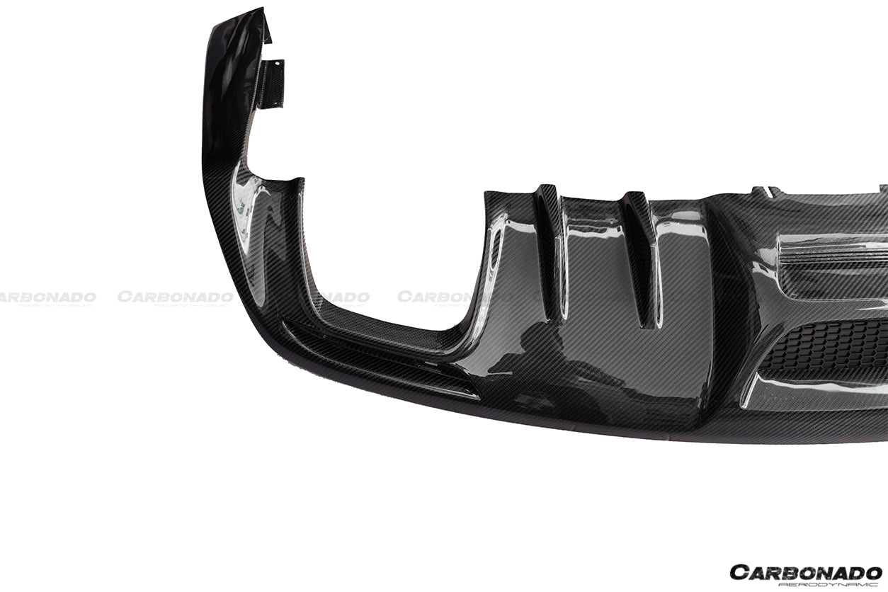 2015-2017 Ford Mustang Rsh Style Carbon Fiber Rear Diffuser Lip