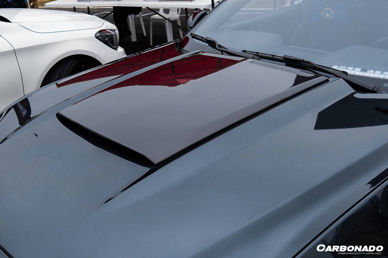 2014-2017 Ford Mustang RSH Style Hood Scoop Cover - Carbonado Aero