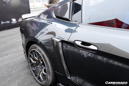 2014-2017 Ford Mustang Rsh Style Quarter Panel Side Scoops - Carbonado Aero