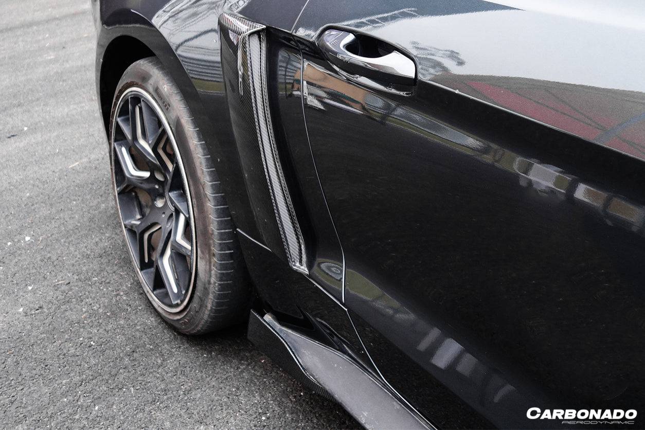 2014-2017 Ford Mustang Rsh Style Quarter Panel Side Scoops - Carbonado Aero