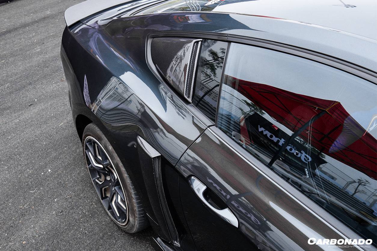 2014-2017 Ford Mustang Rsh Style Quarter Window Scoops - Carbonado Aero