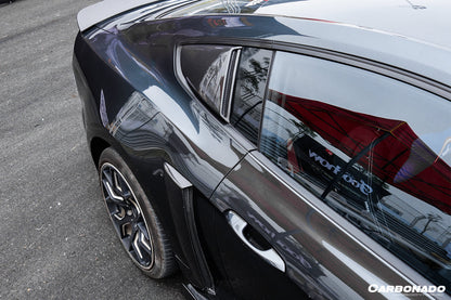 2015-2023 Ford Mustang Rsh Style Carbon Fiber Quarter Panel Side Scoops