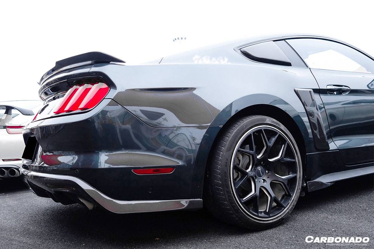 2014-2017 Ford Mustang Rsh Style Side Skirts Winglets - Carbonado Aero
