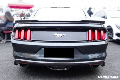 2015-2017 Ford Mustang Rsh Style Carbon Fiber Rear Diffuser Lip
