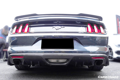 2015-2017 Ford Mustang Rsh Style Carbon Fiber Rear Diffuser Lip