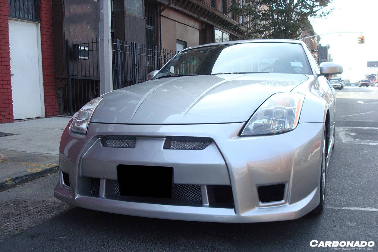 2003-2008 Nissan 350Z GTR Style Front Bumper - Carbonado