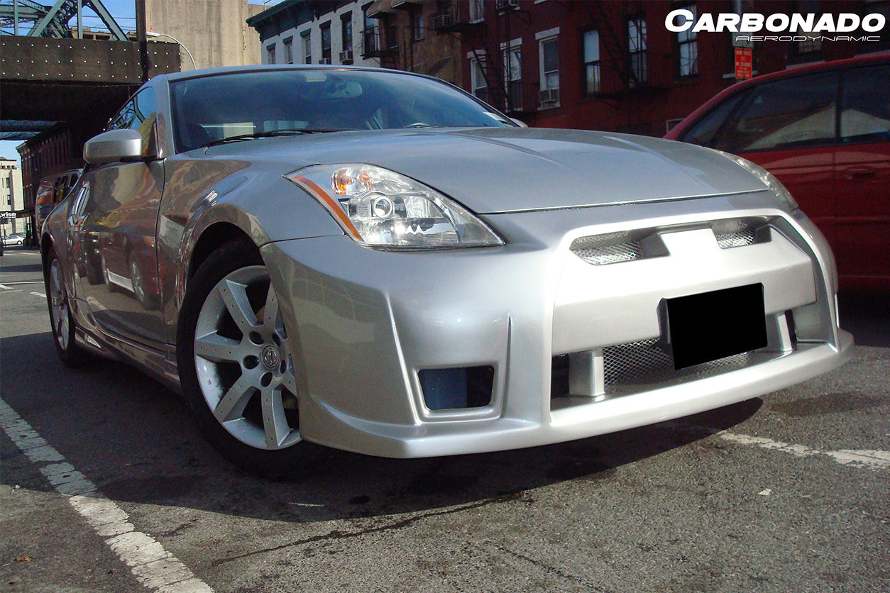 2003-2008 Nissan 350Z GTR Style Front Bumper - Carbonado Aero