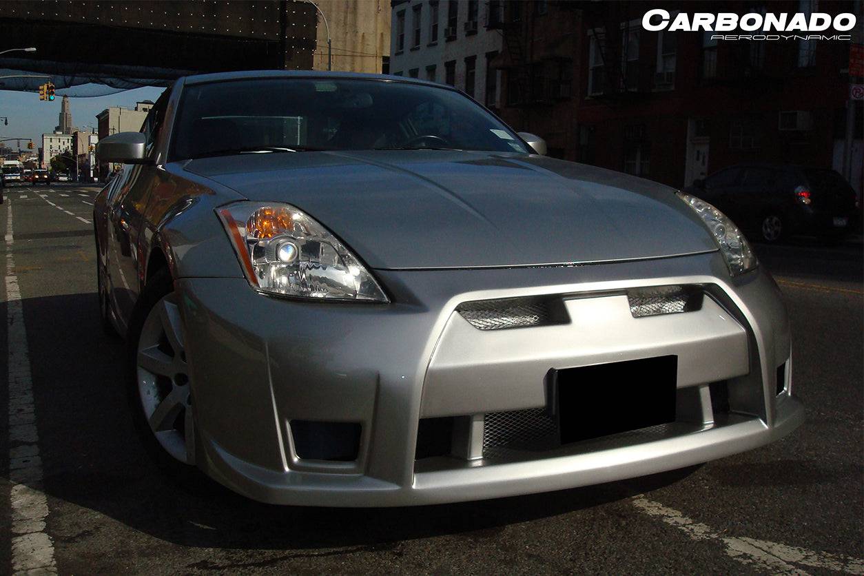 2003-2008 Nissan 350Z GTR Style Front Bumper - Carbonado Aero