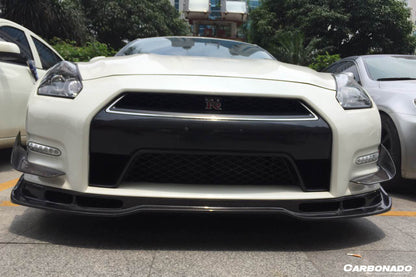2008-2011 Nissan GTR R35 CBA BSE Style Part Carbon Fiber Front Lip With Undertray