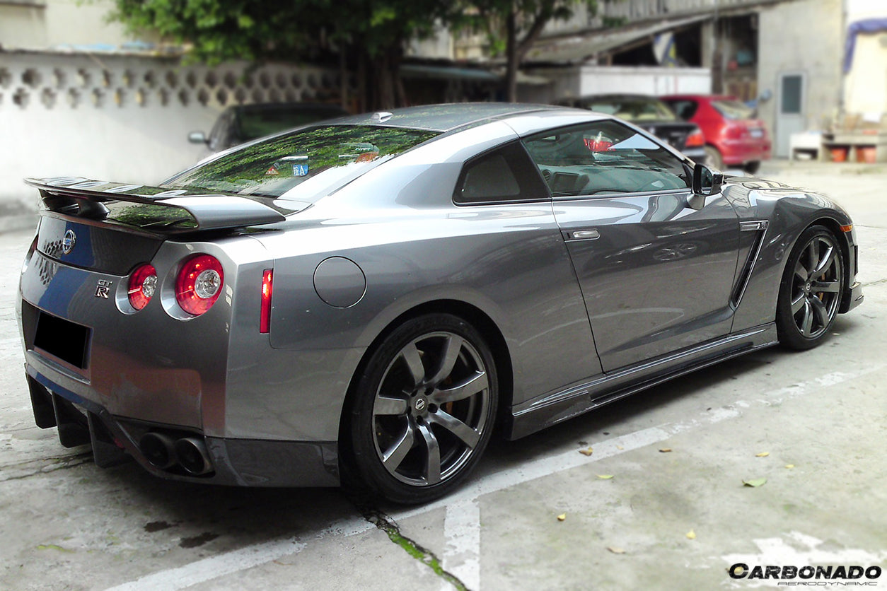 2008-2011 Nissan GTR R35 CBA BSE Style Carbon Fiber Rear Diffuser Lip