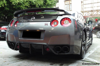 2008-2011 Nissan GTR R35 CBA BSE Style Carbon Fiber Rear Diffuser Lip