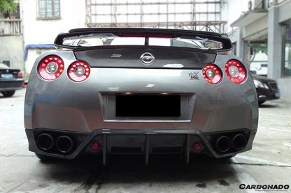 2008-2011 Nissan GTR R35 CBA BSE Style Carbon Fiber Rear Diffuser Lip
