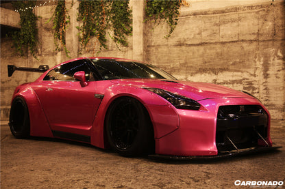 2008-2016 Nissan GTR R35 CBA DBA DE Style Wide Fender Flares