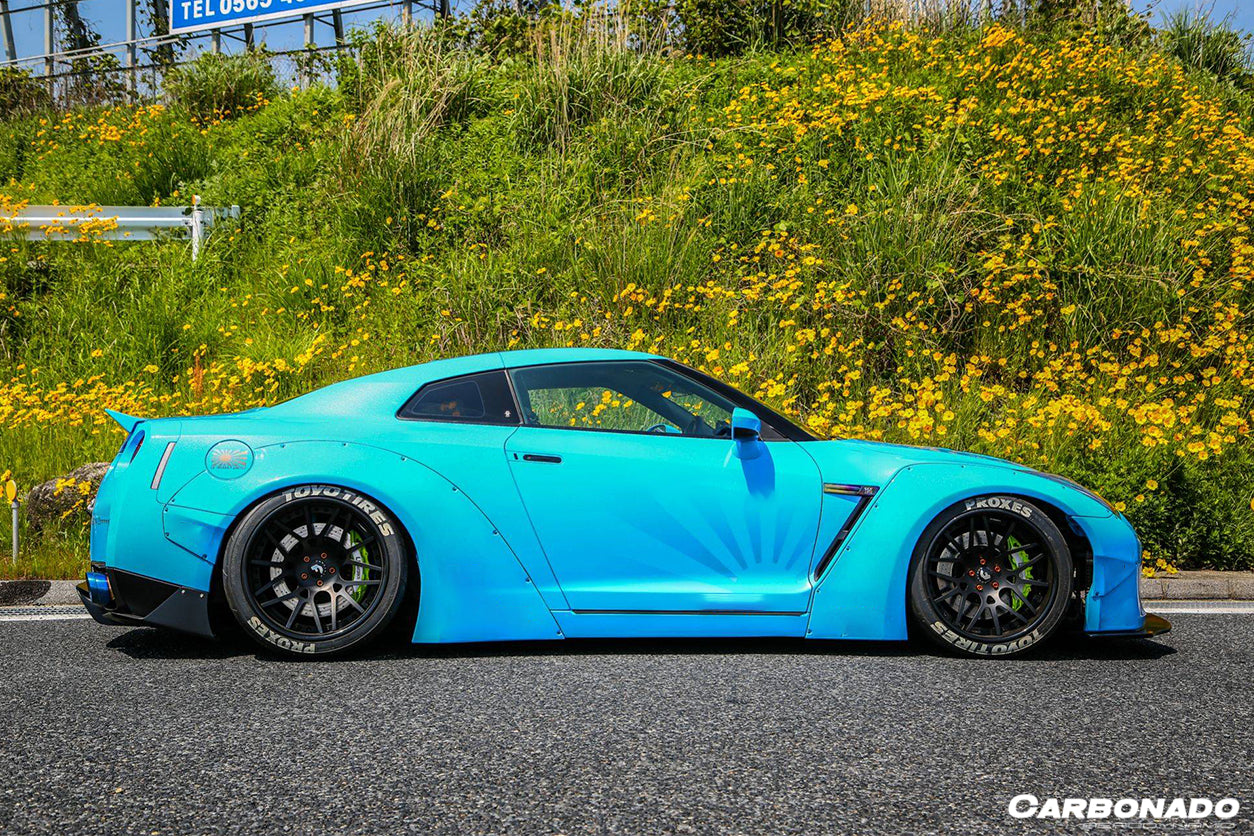 2008-2016 Nissan GTR R35 CBA DBA DE Style Wide Fender Flares