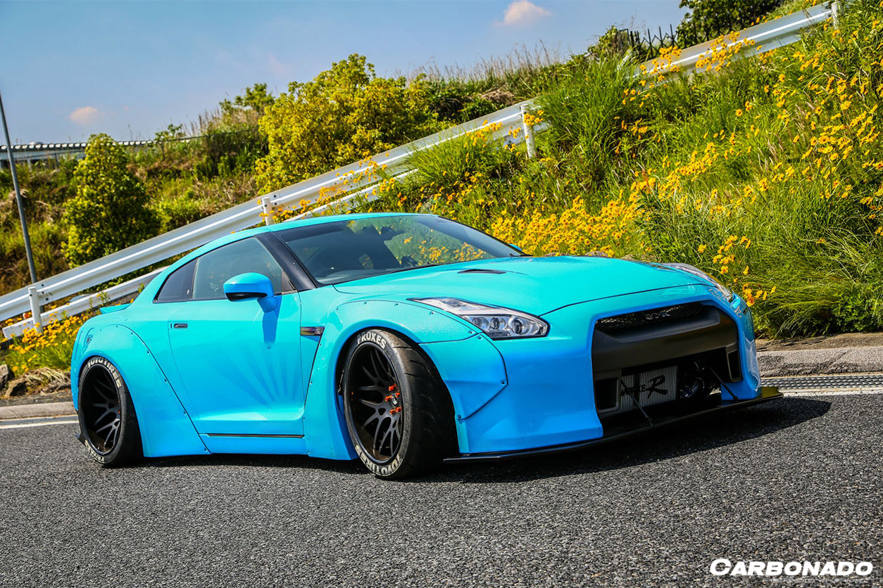 2008-2016 Nissan GTR R35 CBA DBA DE Style Wide Fender Flares