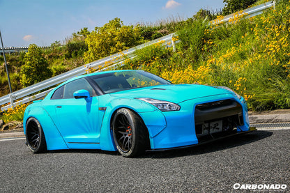 2008-2016 Nissan GTR R35 CBA DBA DE Style Wide Fender Flares