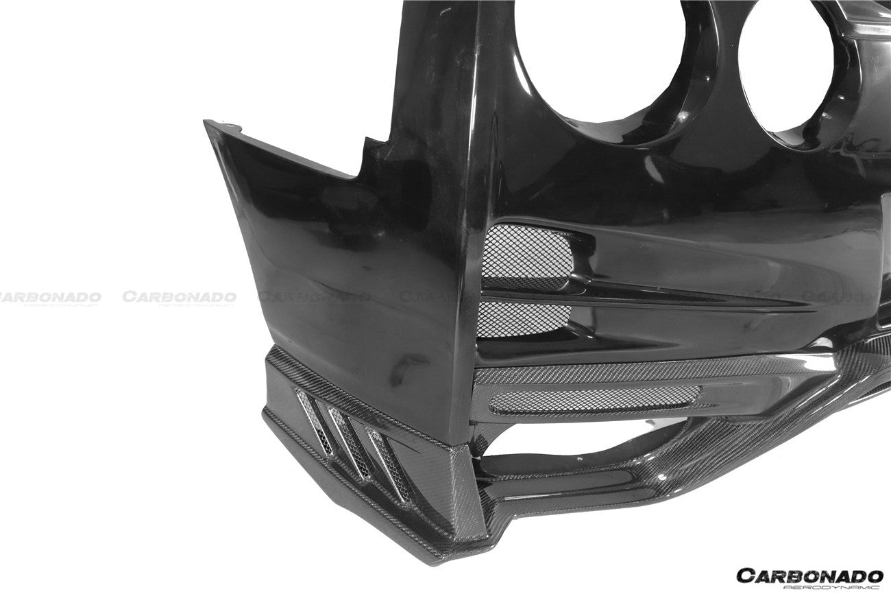 2008-2022 Nissan GTR R35 CBA & DBA & EBA TS Style Rear Bumper with Diffuser Undertray & Fins