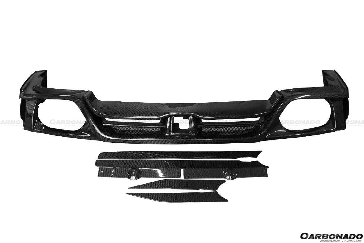 2008-2016 Nissan GTR R35 CBA/DBA VA Style Rear Bumper w/ Lip - Carbonado Aero