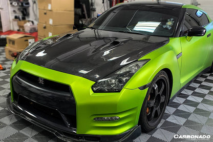 2008-2016 Nissan GTR R35 CBA/DBA BSE Style Carbon Fiber Hood - Carbonado Aero