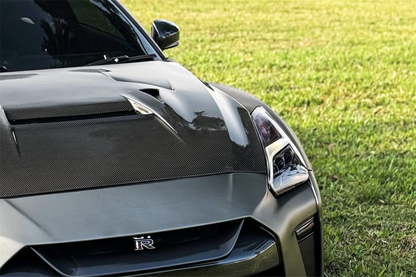 2009-2016 Nissan GTR R35 CBA & DBA VA Style Carbon Fiber Hood