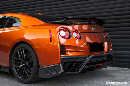 2008-2023 Nissan GTR R35 CBA DBA EBA TS Style Rear Bumper With Diffuser