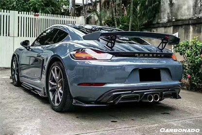 2017-2025 Porsche 718 Cayman Boxster AM Style Carbon Fiber Full Body Kit