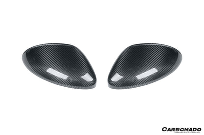2017-2025 Porsche 718 OE Style Autoclave Carbon Fiber Mirror Housing Replacement | Fits Cayman, Boxster, Spyder, GTS, GT4, GT4 RS LHD