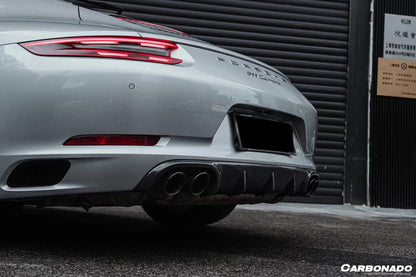 2016-2019 Porsche 911 991.2 Carrera Targa S 4S GTS OD Style Qual Exhaust Rear Lip